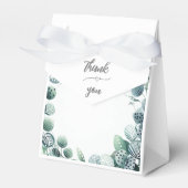Eucalyptus Botanical Wedding Bedankdoosjes (Voorkant Zijde)