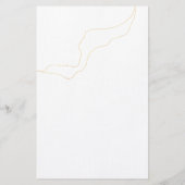 Eucalyptus Botanical Weduwprogramma Briefpapier (Achterkant)