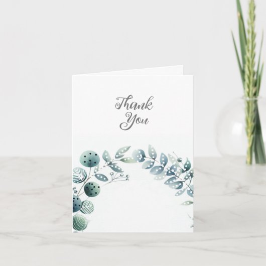 Eucalyptus Botanisch Bedankkaart (Voorkant)