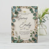 Eucalyptus Botanisch Frame Kaart (Staand voorkant)