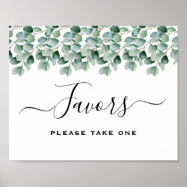 Eucalyptus Botanisch Groen Wedding Favorieten Teke Poster