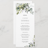 Eucalyptus Botanisch Kruidenmenu Kaart (Voorkant / Achterkant)