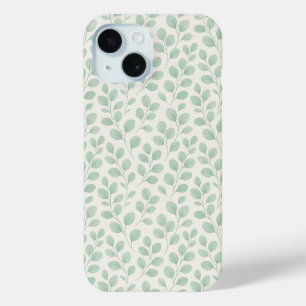 Eucalyptus botanisch patroon iPhone 15 case