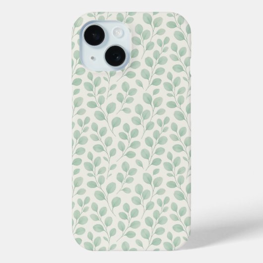 Eucalyptus botanisch patroon Case-Mate iPhone case (Achterkant)