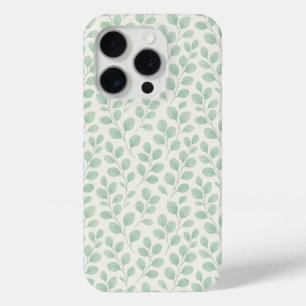 Eucalyptus botanisch patroon iPhone 15 pro case