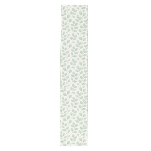 Eucalyptus botanisch patroon medium tafelloper (Voorkant)
