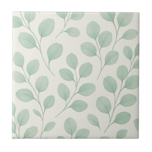 Eucalyptus botanisch patroon tegeltje