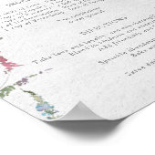 Eucalyptus Botanisch recept voor een gelukkig huwe Poster (Hoek)