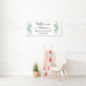 eucalyptus botanisch rustiek Vrijgezellenfeest Spandoek (Insitu)