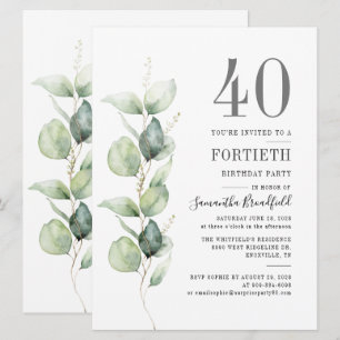 Eucalyptus botanische 40e verpartij kaart