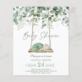 Eucalyptus botanische Baby shower