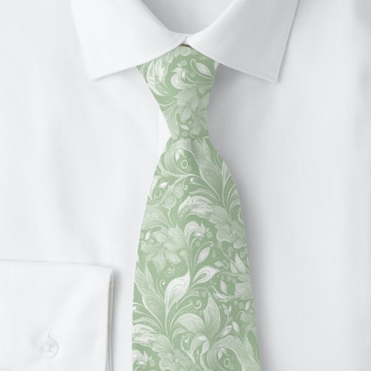 Eucalyptus Botanische Batik Stropdas