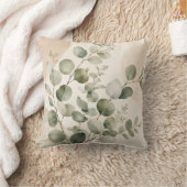 Eucalyptus botanische bladeren decoratieve kussen (Deken)