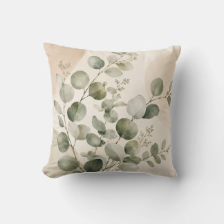 Eucalyptus botanische bladeren decoratieve kussen