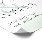 Eucalyptus Botanische Bruids Advies & Wens Poster (Hoek)