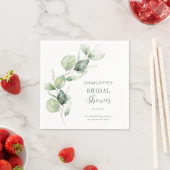 Eucalyptus Botanische Bruidsfeest Papieren Servet (Insitu)