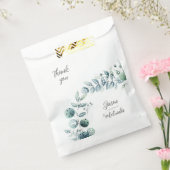 Eucalyptus Botanische Bruiloft Bedankzakje (Gezegeld)