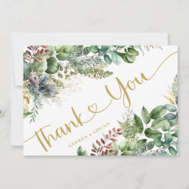Eucalyptus Botanische Bruiloft Dank u Kaarten