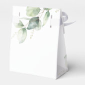 Eucalyptus Botanische Bruiloftsshower Bedankdoosjes (Achterkant)