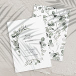Eucalyptus botanische elegante moderne eenvoudige  save the date<br><div class="desc">Eucalyptus botanisch elegant modern,  stijlvol huwelijk</div>