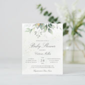 Eucalyptus Botanische Gold Baby shower (Staand voorkant)
