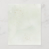 Eucalyptus Botanische Gold Baby shower (Achterkant)