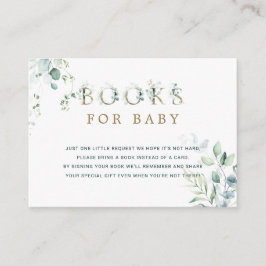 Eucalyptus Botanische Gold Letter Book Request  Informatiekaartje