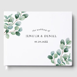 Eucalyptus Botanische Groen Huwelijk Gastenboek