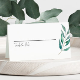 Eucalyptus Botanische Groene Tuin Trouwdag Plaatskaartje