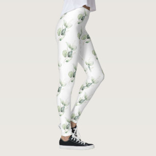 Eucalyptus botanische groenheid Moeder Verjaardag Leggings