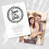 Eucalyptus botanische krans foto bruiloft save the date