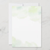 Eucalyptus Botanische Letter Goud Vrijgezellenfees Kaart (Achterkant)