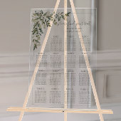 Eucalyptus Botanische Sage Green Weddenschap Acryl Bord