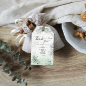 Eucalyptus Botanische Sage Green Weddenschap Bedan Cadeaulabel