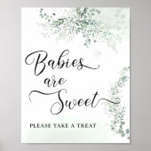 Eucalyptus Botanische Salie Groene baby's zijn zoe Poster (Voorkant)