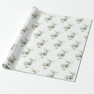 Eucalyptus botanische vakantiegroenelementen cadeaupapier