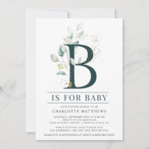 Eucalyptus Botanische Waterverf Foto Baby shower