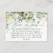 Eucalyptus Botanische Waterverf Gouden Bloemenboek Informatiekaartje (Voorkant)