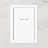 Eucalyptus Botanische Wijze Groene Bruiloft Detail Informatiekaartje (Achterkant)