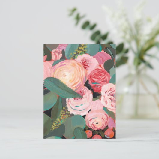 Eucalyptus Bouquet Briefkaart (Staand voorkant)