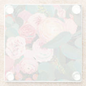 Eucalyptus Bouquet Glazen Onderzetter (Achterkant)