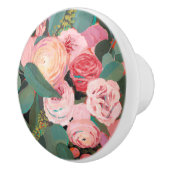 Eucalyptus Bouquet Keramische Knop (Rechts)