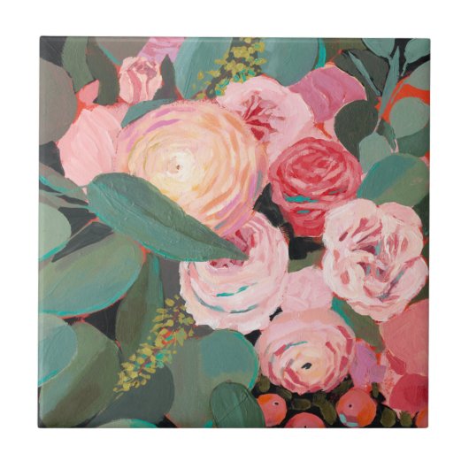 Eucalyptus Bouquet Tegeltje (Voorkant)