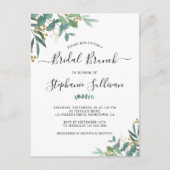 Eucalyptus Bridal Brunch Invitation Briefkaart (Voorkant)