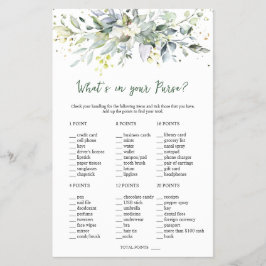 Eucalyptus Bridal Spelen voor weddenschappen Flyer