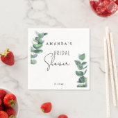 Eucalyptus - bruidsfeest  servet (Insitu)