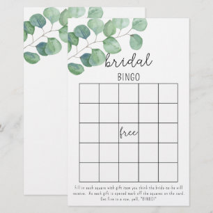 Eucalyptus - bruiloft bingo spel