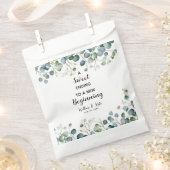 Eucalyptus bruiloft gunst tas Sweet Ending Bedankzakje (Geknipt)