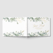 Eucalyptus bruiloft handschrift bruiloft gastenboek (Volledig)