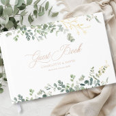 Eucalyptus bruiloft handschrift bruiloft gastenboek